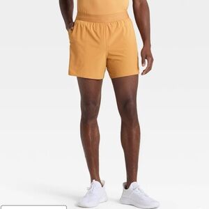 All In Motion Men’s Active Light Brief Lined 5” Run Shorts M